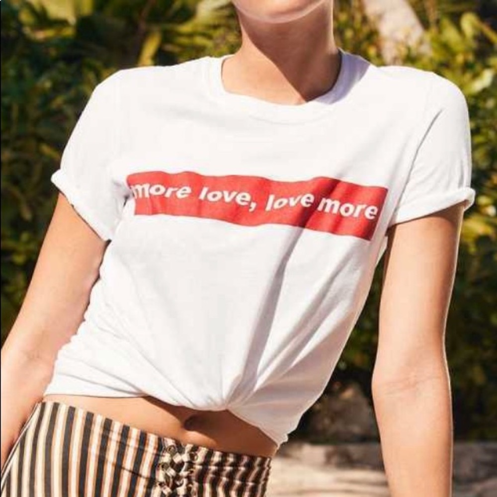 COPY - more love, love more t shirt